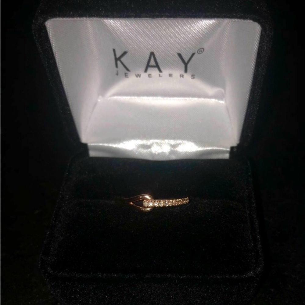 Kay Jewelers Rose Gold Infinity Ring